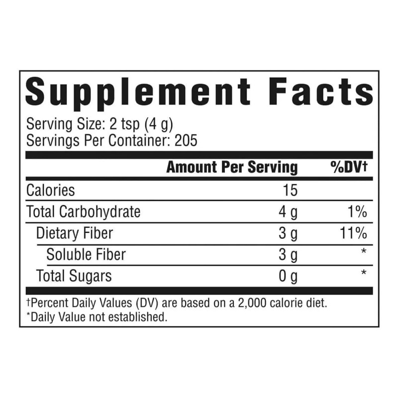 Benefiber Probióticos Polvo Sin Sabor 820g 205 Porciones Sin Sabor
