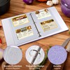 30 Pack 120 Pockets 4x6 Recipe Card Sleeves,3 Ring Binder