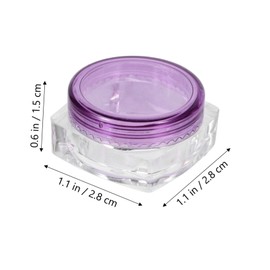 SAFIGLE pcs Empty Cream Jars Lightweight Containers with Lids for Travel Toiletries Easy Refill Small Cosmetic Jars for Creams Lotions Products