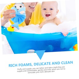 FOMIYES 3sets Practical Bath Sponge Loofah Shower Scrubber for Body Bubble Makers Bathing Supplies 2pcs*3