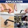 MewuDecor 5/16-18 x 2-1/2" Flat Head Socket Head Screw Furniture