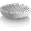 Alessi PL04 W Design Soap Dish, Stainless Steel, White, One