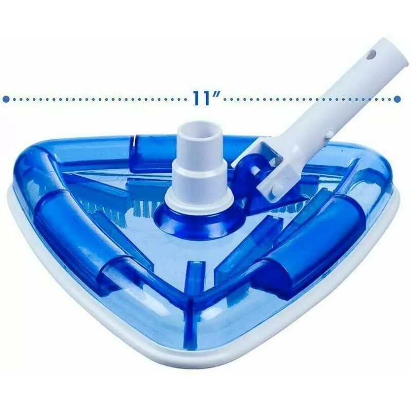 Milliard Sea-Thru Triangle Weighted Pool And Spa Vacuum Head, 11"