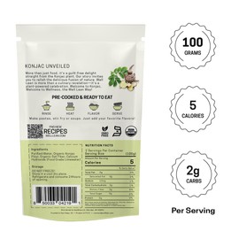 Well Lean USDA Organic Konjac Shirataki Rice - Low Carb, Keto Rice, 6 Pack (12 Servings) - Ideal for Keto, Paleo, and Low Carb Diets - Ready to Eat, Low Carb 2gm, Low 5 Cal