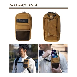 Endurance Camera Accessories & Phone Pouch for Camera Bag (Dark Khaki) KNP6/2/KH