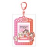 Tees Factory Peko-chan Photo Frame Keychain Black x White Size: