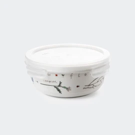 Zen Korea Meadowflower Round Extra Large Airtight Container 800ml / 젠한국 메도우플라워 원형 특대 밀폐용기 800ml