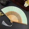 GFM® Bamboo and Silk Handheld Folding Chinese Hand Fans for
