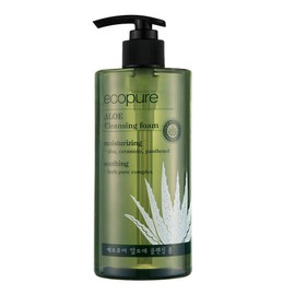 Man with Flowers Eco Pure Aloe Cleansing Foam, 1 piece, 500ml / 꽃을든남자 에코퓨어 알로에 클렌징 폼, 1개, 500ml