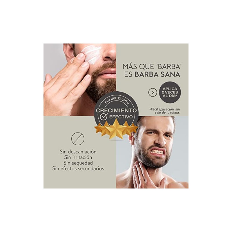 Balsamo para Crecimiento de Barba (Media o Huecos) y Bigote