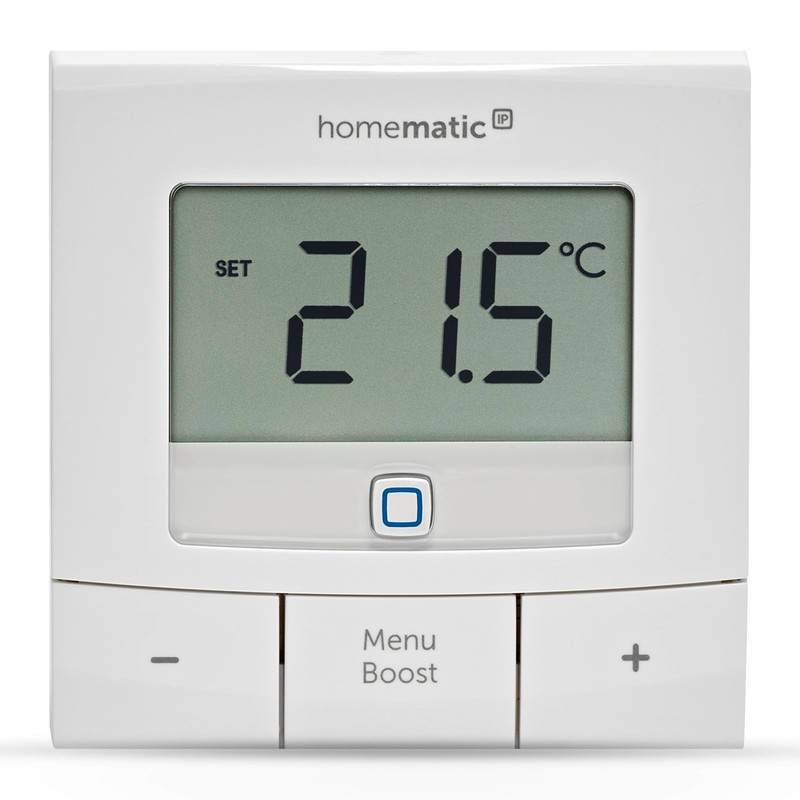 Homematic IP Smart Home Wall Thermostat, Basic, Digital Thermostat for