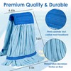 4 Pack - Large Microfiber Tube Mop 400GSM - Heavy