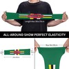 ASYG Cute Dominica Flag Cooling Arm Sleeves Women Men Dominican