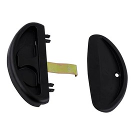 CRL A255 Black Sliding Screen Door Latch and Pull