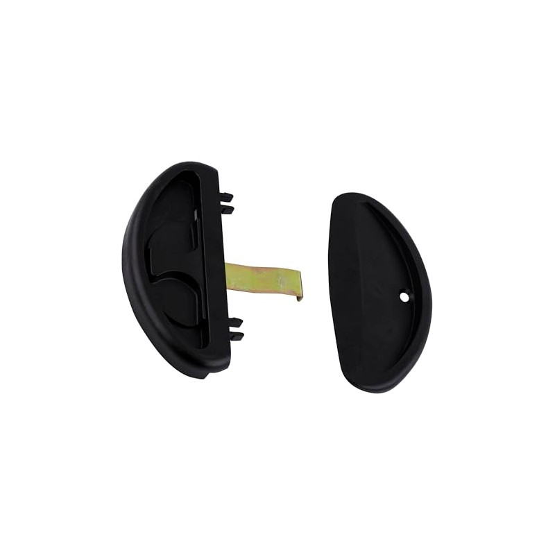 CRL A255 Black Sliding Screen Door Latch and Pull