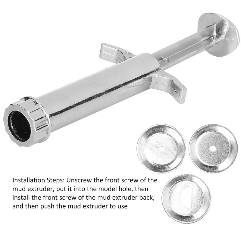 Mud Press Sculpture Tool Aluminium Alloy Modelling Clay Extruder for