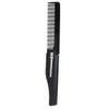 3Pcs Portable Folding Comb Black Pocket Beard Comb Convenient Travel