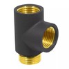 Team Controls Dual Fuel T-Piece 1/2" Tee for Towel Rail