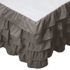 Elegant Comfort Leila Collection Multi-Ruffle Bed Skirt, 1500 Thread Count