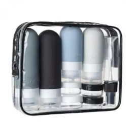 휴대용 여행 공병 세트 출장 헬스장 샤워용품 16종 1P 화장품 정리 소분 [화이트케이스] Portable Travel Bottle Set for Business Trips Gym Shower Essentials 16 Types 1P Cosmetic Organizer [White Case]