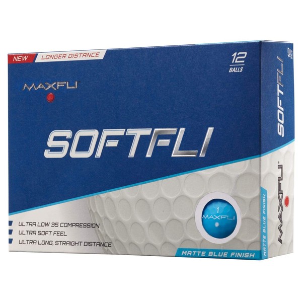 Maxfli SoftFli Matte Golf Balls – Blue