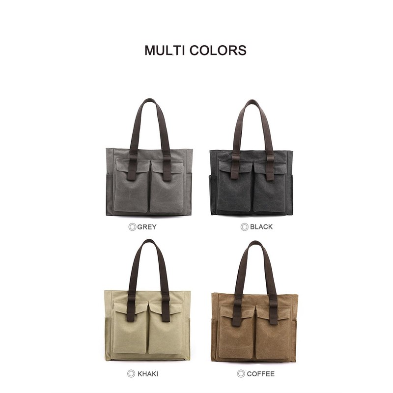 Women's Handbag, Large Canvas Shoulder Bag, Handbag, Tote Bag, Shopper