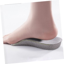 FRCOLOR 2Pairs Invisible Height Increasing Insoles Shock Absorption Shoe Pads for Men Women Comfortable Arch Support Lightweight Design for Daily Walking and Sports