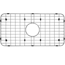 Serene Valley Sink Bottom Grid 24-1/8" x 12-5/8", Centered Drain with Corner Radius 1-1/2", Sink Protector NLW2412C