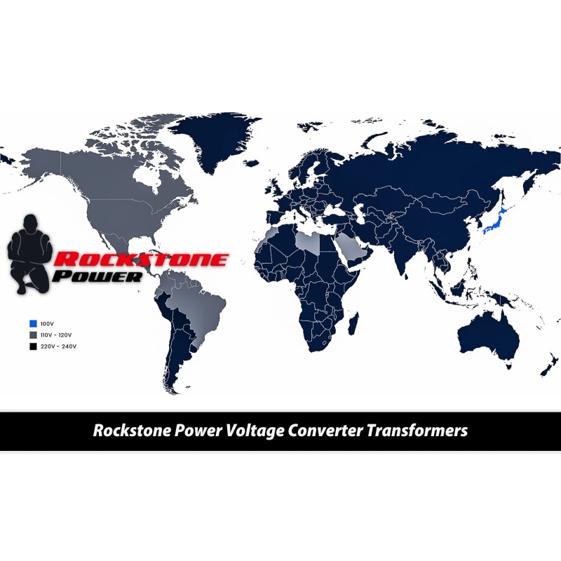 ROCKSTONE POWER 1000W Step Up/Down Voltage Converter Transformer 110V/220V