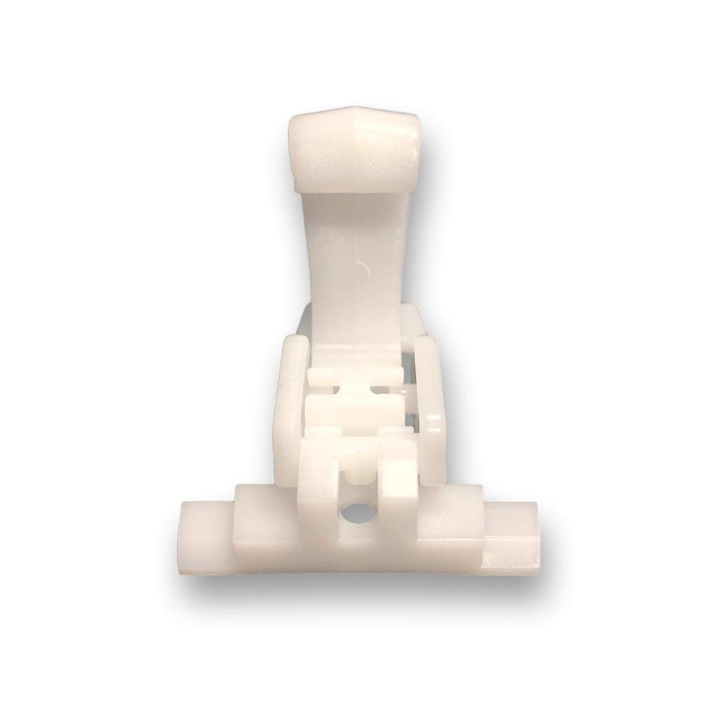 25-Pack LCW White Plastic Vaporproof / Vapor Tight Cover Latches