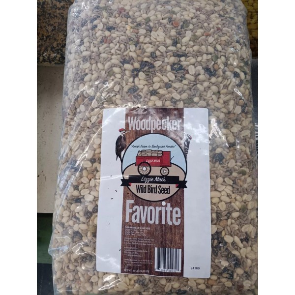LIZZIE MAE WOODPECKER FAVORITE BY LIZZIE MAE'S 20 LB BAG