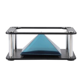 Smartphone 3D Holographic Display Stands Projector 3.5-6inch Mobile Smartphone Hologram Bracket (Cylindrical style)