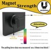 Magnetic Hooks Heavy Duty 140lbs for Coat Hanging with Square
