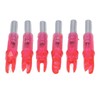 6Pcs Lighted Arrow Nocks High Visibility High Light Transmittance Waterproof