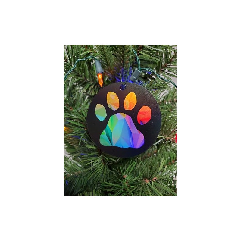 Affenpinscher Holographic Design Ornament