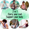 TECEUM Yoga Mat Strap – Black & 30+ Colors –