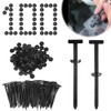 Uraqt Pack of 100 Cable Ties Black Set, 90 mm