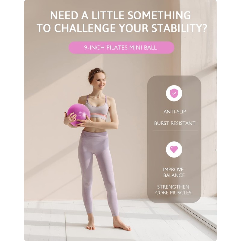 LIONSCOOL Pilates Ring Set (Purple)