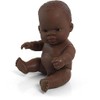 Babypuppe afrikanischer Junge 21cm-31143, Braun