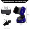 Suvnie Bling Car Phone Holder, 360 Degree Adjustable Crystal Auto
