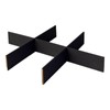 UnionBasic Divider Bar, Divider Strip for 3-Drawer File Organizer, Black