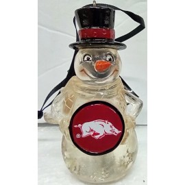 Ornament University of Arkansas Snowman.......