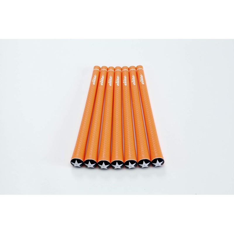 elitegrips Y360°s Golf Grips, Set of 7, Wild Orange with