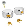 6271 Puck Lock, Hidden Shackle Padlock (2 Pack), Puck Locks,