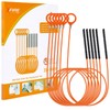 35 Inch Anti-break Metal Drain Snake, 6PCS Hair Clog Remover