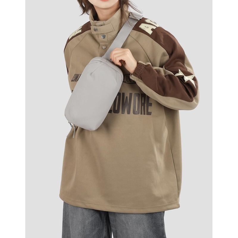 Small Crossbody Bag for Women Men, Fanny Pack Sling Bag