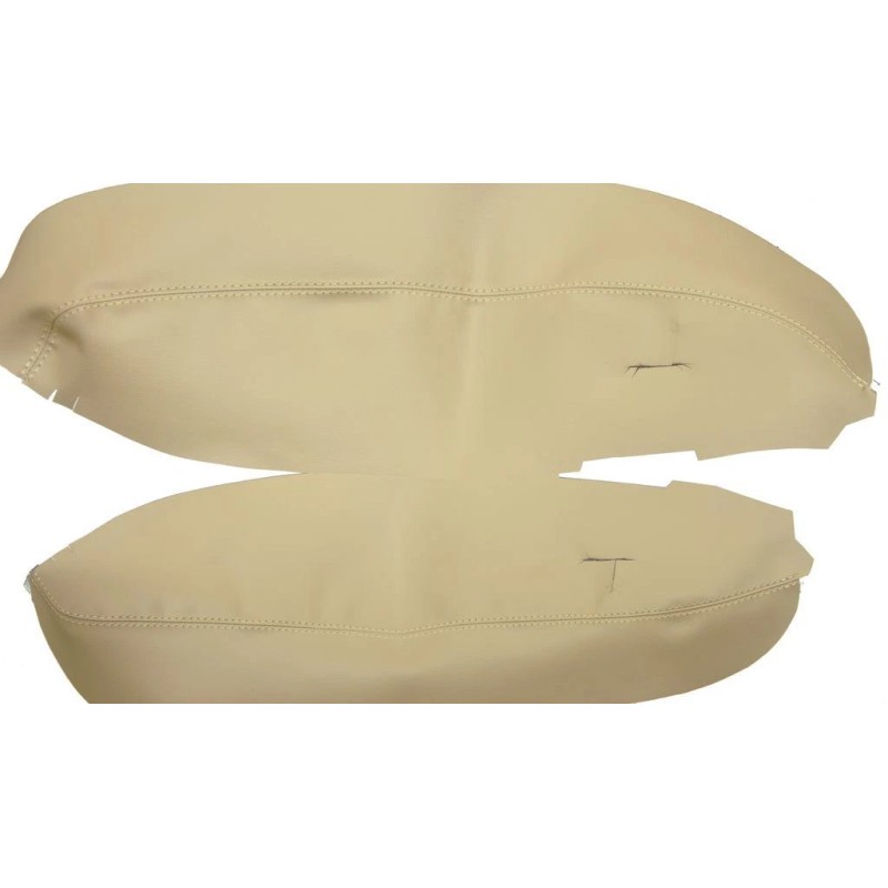 Kar Designers Fits 05-12 Acura RL Beige Leather Synthetic Door