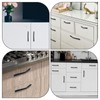 Niviy 10 Pack Cupboard Handles Kitchen Door Handles, 128mm Hole