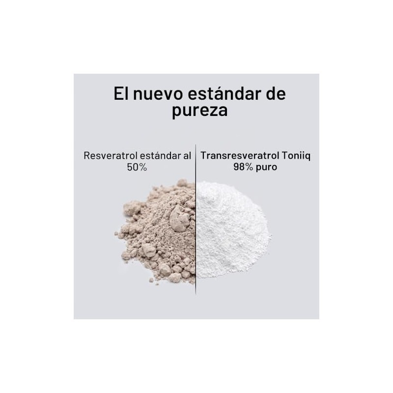 Cápsulas de resveratrol de ultra alta pureza – 98% trans-resveratrol