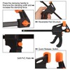 LISHINE 4 Inch Bar Clamps for Woodworking, 8 Pack Quick